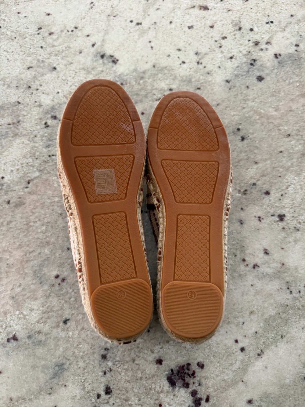 Tory Burch Natural and Tan Espadrille Flats - Picture 9 of 10